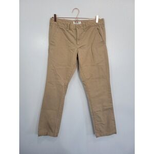 Express Mens Slim Fit Finn Chino Pants Khaki Size 29x32 Casual Work
